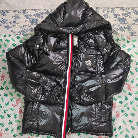 Moncler Montbeliard Black Down Jacket - Picture 1 of 7